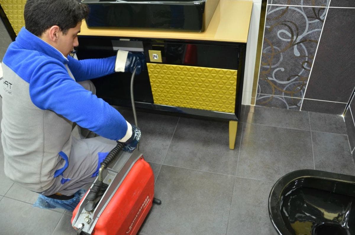 Lavabo gideri açma ve tıkanıklık giderme