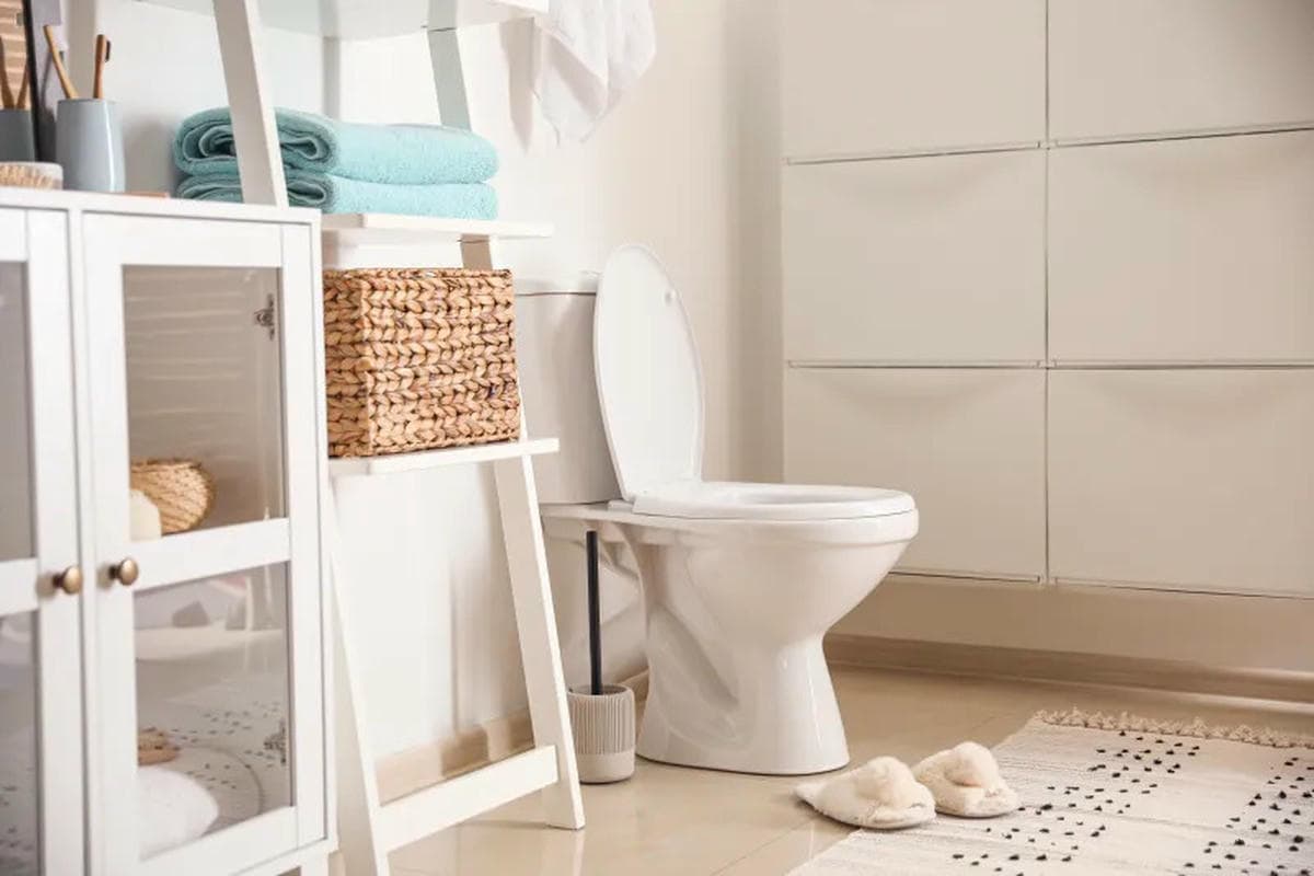 WC alanı tesisat bağlantıları